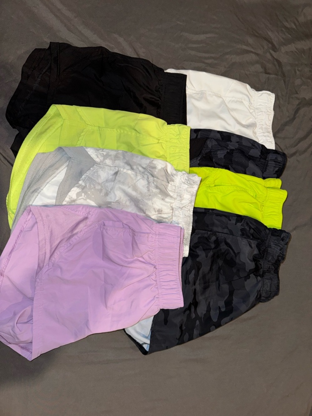 Women's Athletic Shorts Pack of 8 - all with pockets